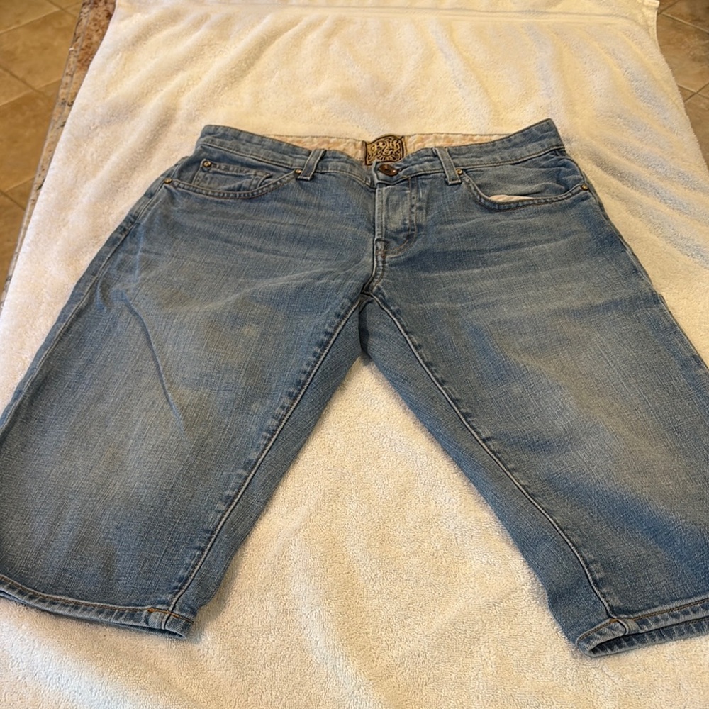 Rich & Skinny Light Blue Jean Shorts